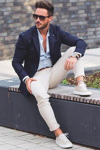 Welche Businesshemden mit hellbeige Chinohose zu tragen – 634+ Herren Outfits