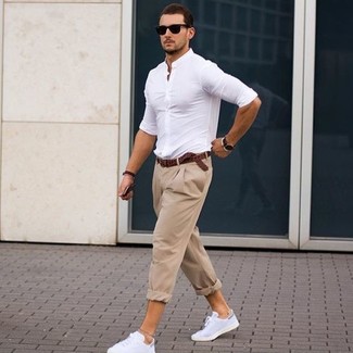 Welche Businesshemden mit hellbeige Chinohose zu tragen – 634+ Herren Outfits