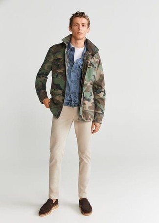 Teenager: Hellbeige Chinohose kombinieren – 143 Herren Outfits warm Wetter