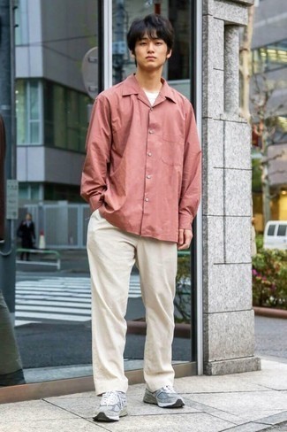 Teenager: Hellbeige Chinohose kombinieren – 143 Herren Outfits warm Wetter