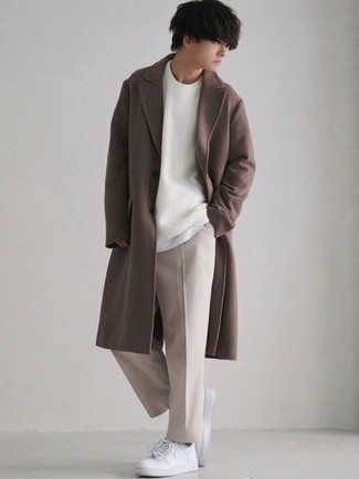 Teenager: Hellbeige Chinohose kombinieren – 143 Herren Outfits warm Wetter