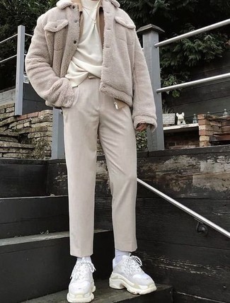 20 Jährige: Welche Shirtjacken mit hellbeige Chinohose zu tragen – 133 Herren Outfits