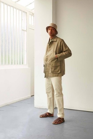 Welche Shirtjacken mit hellbeige Chinohose zu tragen – 19 Sommer Herren Outfits