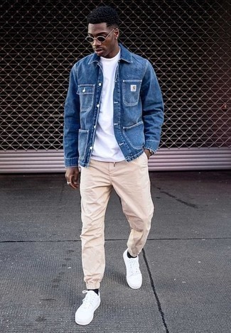 Welche Shirtjacken mit hellbeige Chinohose zu tragen – 558+ Herren Outfits