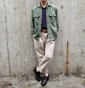 Welche Shirtjacken mit hellbeige Chinohose zu tragen – 558+ Herren Outfits