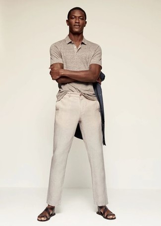 Welche Shirtjacken mit hellbeige Chinohose zu tragen – 19 Sommer Herren Outfits