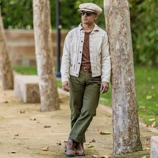 Hellbeige Schiebermütze kombinieren – 75 Herren Outfits