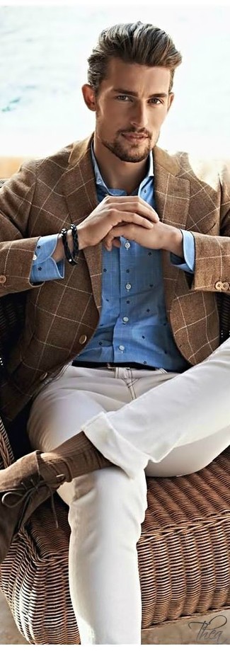 Welche Sakkos mit hellbeige Jeans zu tragen – 74 Herren Outfits