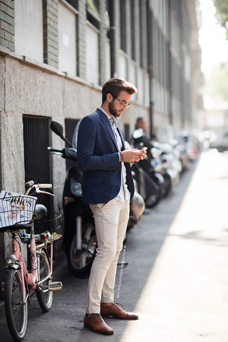 Welche Sakkos mit hellbeige Jeans zu tragen – 74 Herren Outfits