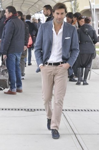 Welche Sakkos mit hellbeige Jeans zu tragen – 74 Herren Outfits