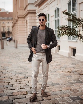 Welche Sakkos mit hellbeige Jeans zu tragen – 62 Herren Outfits warm Wetter