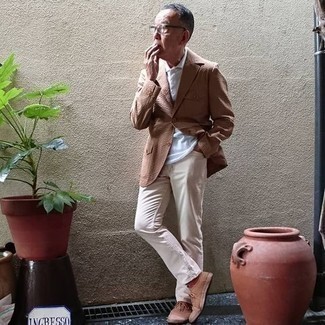 Welche Sakkos mit hellbeige Jeans zu tragen – 74 Herren Outfits