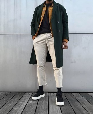 Hellbeige Jeans kombinieren – 65 Herren Outfits kalt Wetter