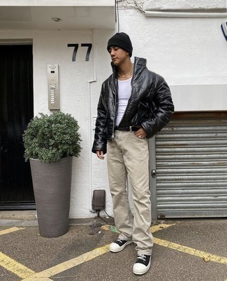 Hellbeige Jeans kombinieren – 65 Herren Outfits kalt Wetter