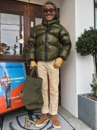 Hellbeige Jeans kombinieren – 65 Herren Outfits kalt Wetter