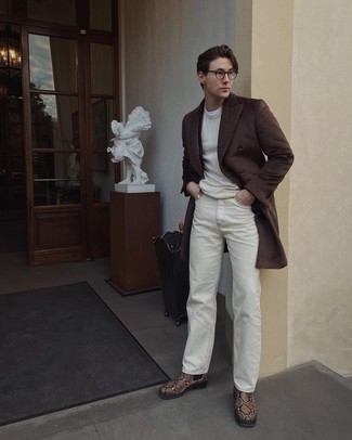 Hellbeige Jeans kombinieren – 65 Herren Outfits kalt Wetter
