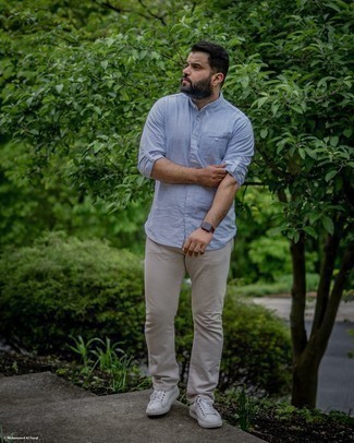 Hellbeige Jeans kombinieren – 43 Herren Outfits heiß Wetter