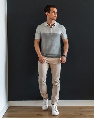 Hellbeige Jeans kombinieren – 43 Herren Outfits heiß Wetter