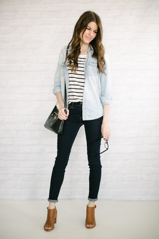 Hellbeige Leder Stiefeletten kombinieren – 82 Damen Outfits