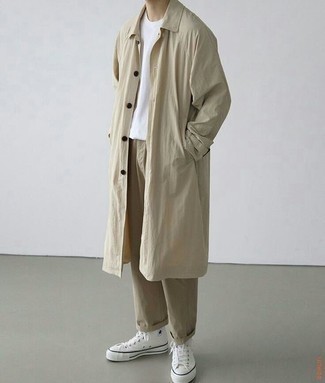 Hellbeige Regenjacke kombinieren – 88 Frühling Herren Outfits