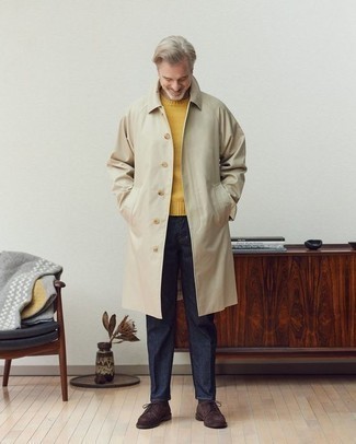 Hellbeige Regenjacke kombinieren – 252 Herren Outfits