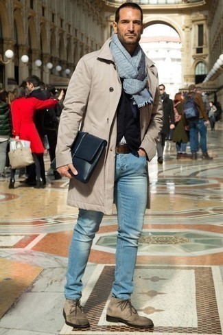 Hellbeige Regenjacke kombinieren – 88 Frühling Herren Outfits