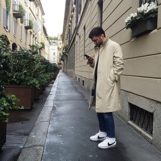 Hellbeige Regenjacke kombinieren – 88 Frühling Herren Outfits