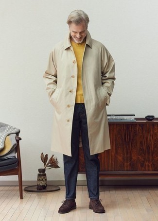 Hellbeige Regenjacke kombinieren – 252 Herren Outfits