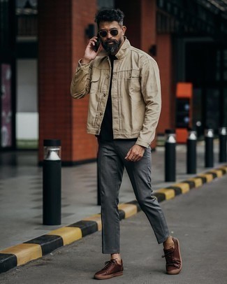 Hellbeige Shirtjacke kombinieren – 875+ Herren Outfits