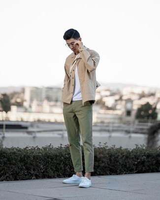Hellbeige Shirtjacke kombinieren – 875+ Herren Outfits
