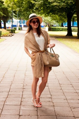 Hellbeige Strohhut kombinieren – 168 Sommer Damen Outfits