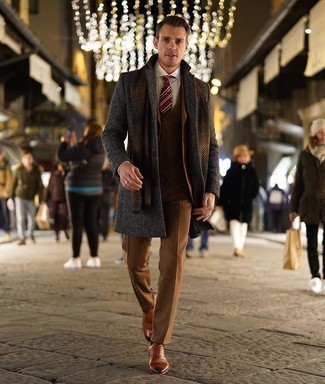 Hellbeige Anzug kombinieren – 46 Herren Outfits kalt Wetter