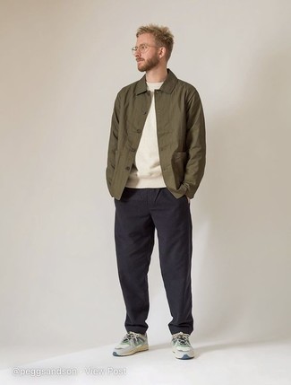 Hellbeige Sweatshirts kombinieren – 161 Herren Outfits
