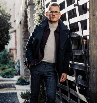 Welche Anzughosen mit hellbeige Rollkragenpullovers zu tragen – 173 Herren Outfits