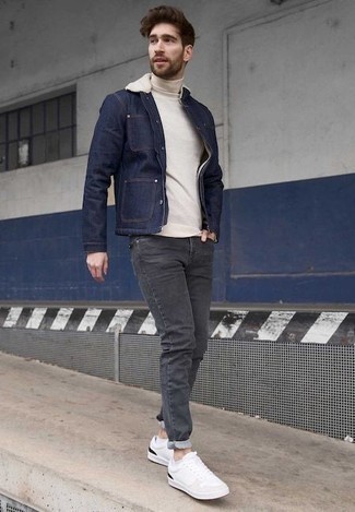 Hellbeige Rollkragenpullover kombinieren – 722+ Herren Outfits