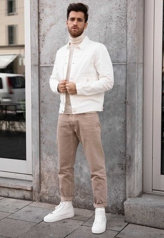 Hellbeige Rollkragenpullover kombinieren – 722+ Herren Outfits