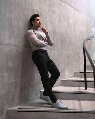 Hellbeige Rollkragenpullover kombinieren – 722+ Herren Outfits