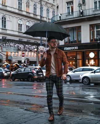 Hellbeige Rollkragenpullover kombinieren – 722+ Herren Outfits