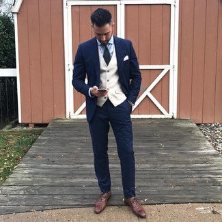 Hellbeige Weste kombinieren – 255 Herren Outfits