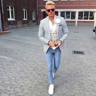 Hellbeige Weste kombinieren – 255 Herren Outfits