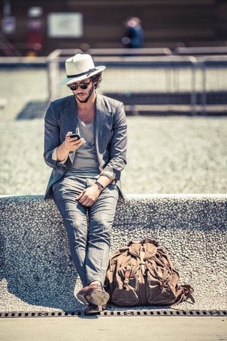 Hellbeige Wollhut kombinieren – 409 Herren Outfits