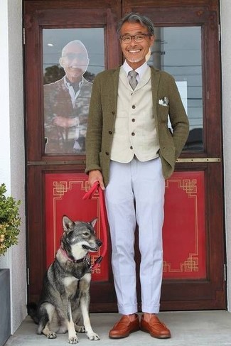 Hellbeige Wollweste kombinieren – 34 Herren Outfits
