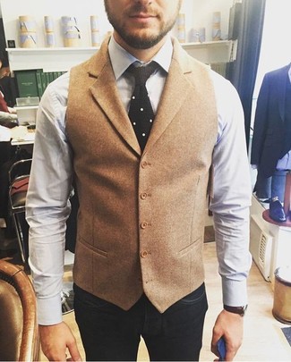 Hellbeige Wollweste kombinieren – 34 Herren Outfits
