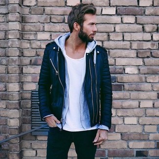 Bikerjacke kombinieren – 1538+ Herren Outfits