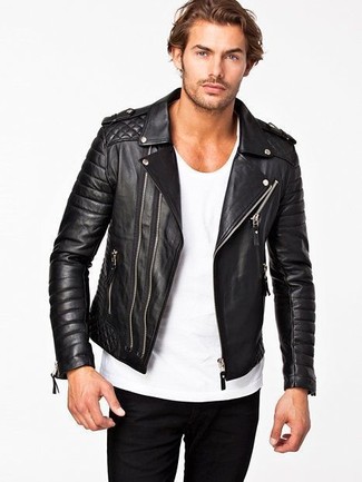 Bikerjacke kombinieren – 1538+ Herren Outfits