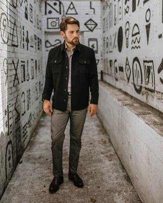 Schwarze und weiße horizontal gestreifte Socken kombinieren – 73 Herren Outfits