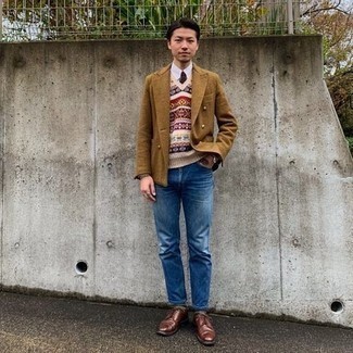 Schwarze und weiße horizontal gestreifte Socken kombinieren – 73 Herren Outfits