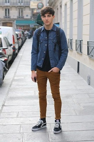 Schwarzen Rucksack kombinieren – 985+ Herren Outfits