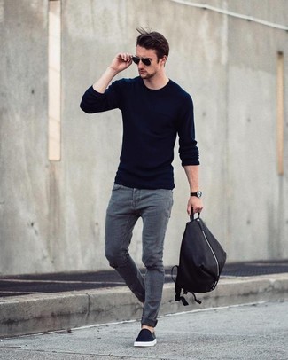 Schwarzen Rucksack kombinieren – 985+ Herren Outfits