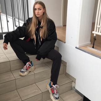 Schwarze Bomberjacke kombinieren – 187 Damen Outfits